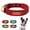 Red, variant on Didog Durable Nylon Dog Collar Soft Webbing Adjustable for Small/Medium/Large Breeds,Secure Buckle with Metal Ring for Leash