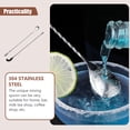 thumbnail image 3 of 2 Pcs Cocktail Spoon Bar Supplies Cocktail Mixing Spoon Stirring Spoon Drink Mixes Mixing Spoons, 3 of 6