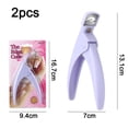 thumbnail image 2 of Cortaúñas postizas de acrílico artificial, cortador de puntas de uñas postizas, herramienta de corte con cuchilla afilada para manicura y pedicura, 1100, 2 of 5