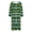 Green-B, variant on Christmas Plaid Robe for Women - Long Sleeve Loungewear Festive Holiday Print Sleepwear Cozy Home Relaxation Nightgowns