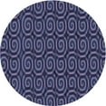 thumbnail image 1 of Ahgly Company Tapis Rond Lavable en Machine Intérieur Transitionnel Bleu Ardoise, 3 Pieds Rond, 1 of 7