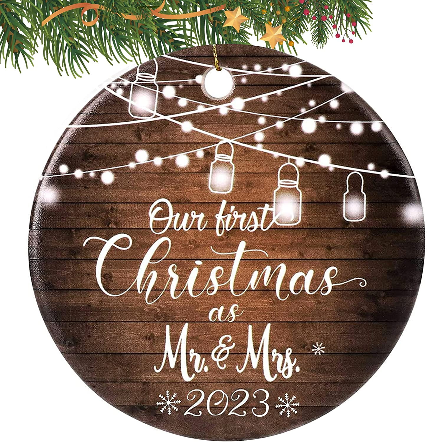 Our First Christmas as Mr. and Mrs Ornament 2023, 1st Christmas Married