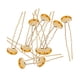 thumbnail image 4 of 10 Uds Adornos para El Cabello de Novia Horquillas para El Cabello en Forma de U Bases de Bisel Plano en Blanco Configuración de Bricolaje Bandejas de - oro Sunnimix Pinza para el cabello, 4 of 7