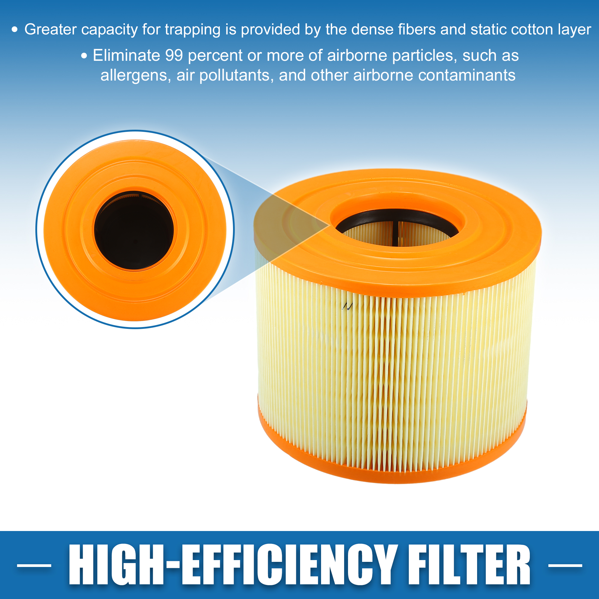 Bosch Air Filter For BMW 1 Series 3 Series – 116i 118i 120i E81 E87, 318i 320i E90 E92 E91, Front