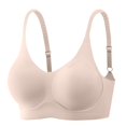 thumbnail image 3 of Women's T Shirt Bra With Push Up Padded Bralette Bra Without Underwire Seamless Comfortable Soft Cup Bra Running Bra Cup Sports Bra Woman Bras 36 C Womens Bras No Underwire Padded Maternity Strapless, 3 of 7
