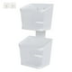 thumbnail image 2 of Cesta colgante de pared para jengibre, ajo, organizador de cocina de pared Doble capa blanca, 2 of 9