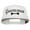 White, variant on Groomsman Bow Tie Embroidered Cotton Snapback - Grey OSFM