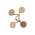 thumbnail image 1 of Prendedores de botón de jeans Hebilla de cintura de ajuste sin clavos para piezas de pantalones (Oro) Wdftyju Libre de BPA, 1 of 4