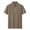 Khaki, variant on SELONE Men's T-Shirts Short Sleeve Shirt Collared Textured Casual Shirts Buttons Summer Classic Work Tops Black XL
