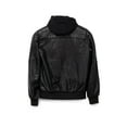 thumbnail image 2 of X RAY JEANS  Boy's Lined PU Jacket With Knit Hood, Black, M, 2 of 11