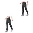 thumbnail image 1 of Qarigey Pantalones de senderismo para mujer, pantalones finos impermeables para acampar al aire libre de secado rápido, ropa deportiva Negro METRO 2piezas, 1 of 6