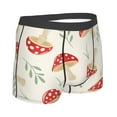 thumbnail image 3 of Disketp Cartoon Flat Mushrooms Men'S Boxer Briefs,Soft And Breathable Cotton Underwear With Comfortflex Waistband, 3 of 8