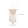 thumbnail image 2 of unbranded Tapiz Bohemio Tejido Macramé Color Marfil Para De Habitación, 2 of 7