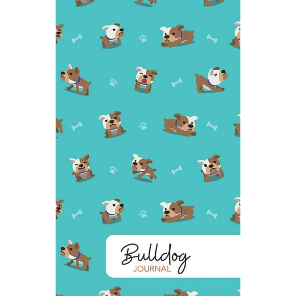 Bulldog Dog Journal: 200 Page Lined Notebook/Diary