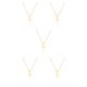 thumbnail image 1 of Minnieouse Collar de la amistad Ins ajustable Durable a prueba de herrumbre Superficie lisa Ligero Accesorio de moda Sagitario dorado Type2 NO2 Minnieouse CBP198534, 1 of 5