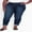 Dark Wash, variant on Avenue Women's Plus Size Girlfriend Fit Stretch Jeans Average