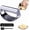 Black 1PCS, variant on Ycz Stainless Steel Garlic Press Rocker Set, Ergonomic Garlic Mincer & Ginger Crusher with Silicone Peeler, Scraper & Cleaning Brush, Dishwasher Safe Kitchen Tool (Gray)