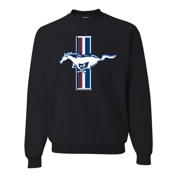 Wild Bobby Ford Mustang Retro USA Vintage Logo Classic Bar, Cars and Trucks Unisex Crewneck Sweatshirt