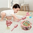 thumbnail image 6 of Danhjin Baby Musical Toys, Musical Toy Set with Hand Pat Drum Rattle and Trumpet, Early Learning Percussion Instrument for Infants Safe ABS Plastic, Christmas Gifts for Newborn Boys and Girls, 6 of 6
