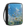 thumbnail image 2 of ZUXONGSY Butterfly Daisy Sky Print Bible Cover for Women Bible Case Church Bible Bag Bible Carrying Case Bible Protective with Handle Functional Bible Accessories Christian Gift, 2 of 7