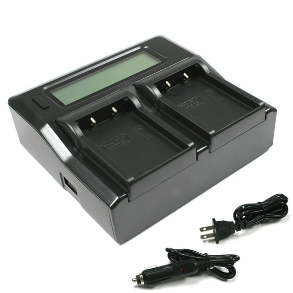 Wasabi Power Dual LCD Battery Charger for Fujifilm NP-T125