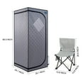 thumbnail image 5 of Cheelom Weight Loss Sauna Tent Portable Full Body Steam Sauna Box Sauna Tent with Folding Chair Walking Sauna, 5 of 8