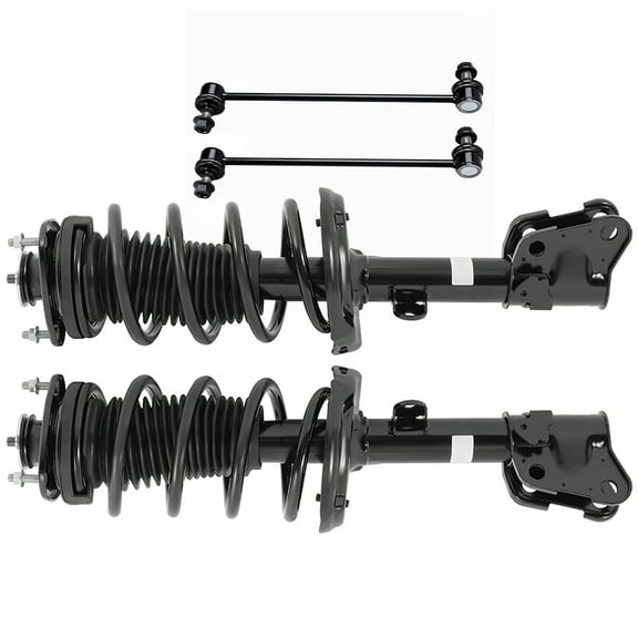 CCIYU Front Strut Spring Assembly Control Arm and Ball Joint Assembly 2009-2015 for Honda Pilot Touring Sport Utility 4-Door Complete Suspension Kit Fits replace for 172647, K750124