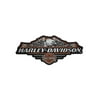 Harley-Davidson Cropped Eagle B&S Embroidered Emblem, LG 8 x 3.5 inch EM184644, Harley Davidson