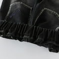thumbnail image 5 of Ruyang Boys Girls Star Ripped Flare Denim Pants Baggy Elastic High Waist Distressed Applique 𝐘2K Hip Hop Fashion Jeans, 5 of 7