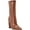 Medium Brown, variant on Guess Womens Abbale Patent Pointed Toe Mid-Calf Boots