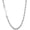 Silver 2MM, variant on HIJONES Women's Men's Stainless Steel Hip Hop Rope Twist Braided Chain Necklace Weave Solid Stacking Chains Silver 3MM 24in