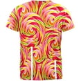 thumbnail image 2 of Swirl Giant Lollipop All Over Adult T-Shirt, 2 of 2