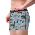thumbnail image 2 of Balery Camping Caravan Calzoncillos bóxer para hombre, ropa interior de algodón suave y transpirable con cinturilla de nailon-Small, 2 of 5