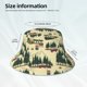 thumbnail image 3 of Fotbe Camping Caravan 1 Sombrero Tipo Pescador con Estampado – Sombrero de Sol de Algodón de Moda para Playa, Golf, Pesca, 3 of 6