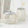 thumbnail image 4 of Better Homes & Gardens Nautical Bathroom Glass Toothbrush Holder, Clear, Beige, 1 Each, Adult, 4 of 8