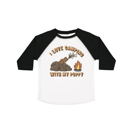 

Inktastic I Love Camping with My Poppy Gift Toddler Boy or Toddler Girl T-Shirt