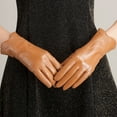 thumbnail image 2 of Guantes cálidos de invierno de moda para mujer, guantes de piel de cordero auténtica hechos a mano, de piel de oveja curvada, 2 of 6