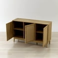 thumbnail image 3 of Home Living Room Storage Bodrum 50" Wide Beaufort Oak Manufactured Wood Sideboard, 3 of 6