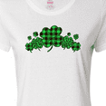 thumbnail image 4 of Inktastic St. Patrick's Day Clovers in Plaid Women's T-Shirt, 4 of 5