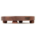 thumbnail image 2 of John Boos B Series Round Wood Cutting Board with Feet, 12" x 12", Walnut, 2 of 7