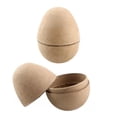 thumbnail image 3 of 12Pcs DIY Paper Mache Easter Eggs, Unfinished Blank Eggs Fillable Easter Eggs Simulation Egg Painting and Realistic Egg Crafts for Party Home Decor, 3 of 7
