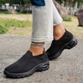thumbnail image 4 of Women's Walking Sneakers Comfortable Thick Soled Walking Shoes Lightweight Casual Non Slip Thick Sole Sneakers 43, 4 of 5