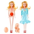 thumbnail image 4 of Muñeca embarazada tiene un bebé en su barriguita Mamá muñeca con carrito para muñecas, 4 of 8