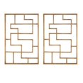 thumbnail image 2 of Uttermost Quaid Gold Wall Art (Lot de 2), 2 of 2