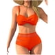 thumbnail image 2 of Tankini deportivo para mujer, estampado a juego, con cremallera, ajustado, para surf, dos piezas, tankini, 2 piezas, 2 of 4