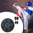 thumbnail image 3 of Máquina de boxeo de pared con iluminación LED inteligente y música. Objetivo de pared para máquina de boxeo. Almohadilla y guantes negros, 3 of 6