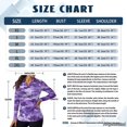 thumbnail image 7 of Xoenoiee Purple Camo Print Women's Long Sleeve Golf Polo Shirts V Neck Collared Workout Tops UV Protection Activewear Pullover Golf Apparel Quick Dry Blouses Athletic Tennis Tops, Size XS, 7 of 7