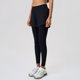 thumbnail image 5 of Pantalones de yoga con bolsillos con cremallera - Cintura elástica, nailon y spandex, leggings deportivos versátiles, entrenamiento para todas las estaciones, 5 of 8