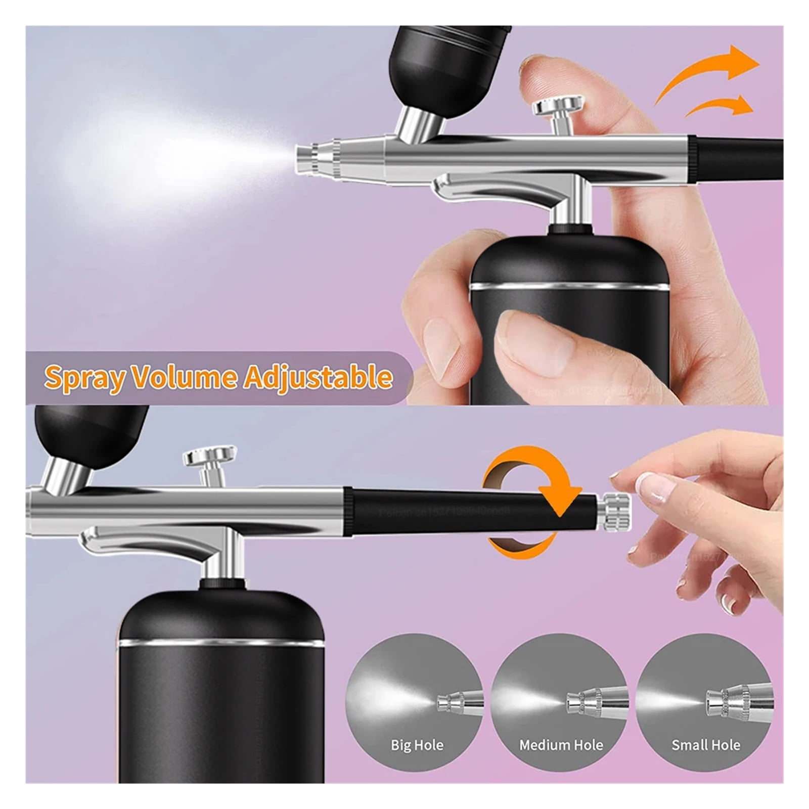 Airbrush With Compressor Mini Spray Gun For Painting Modeling Crafts Wireless Paint Spray Airbrush Painting Kit With Compressor ,Flexible