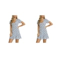 thumbnail image 1 of Sonducket Vestidos con cuello en V para mujer sexy para diario Vestido con estampado floral Type8 NO8, 1 of 6
